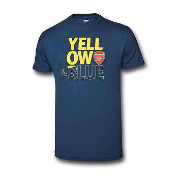 ARSENAL YELLOW & BLUE TEE