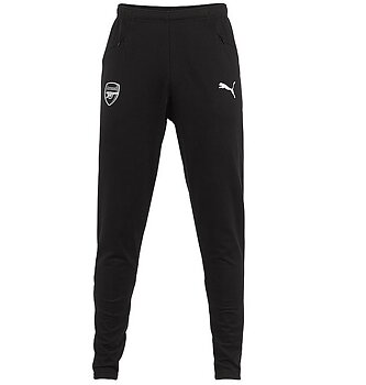 2018/2019 ARSENAL CASUAL PERFORMANCE SWEAT PANTS - SVART