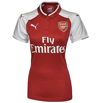 2017/2018 ARSENAL PUMA HEMMATRÖJA KORTÄRMAD - DAM