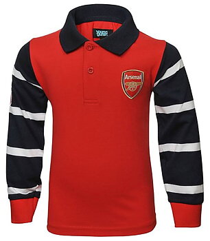 ARSENAL JUNIOR RUGBY SHIRT