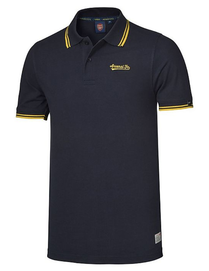 ARSENAL EMBROIDERED POLO - MÖRKBLÅ