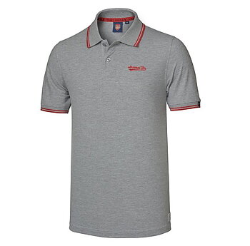 ARSENAL EMBROIDERED POLO - GRÅ