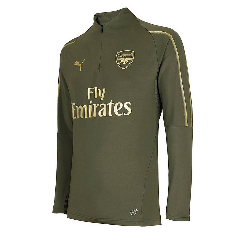 2018/2019 ARSENAL 1/4 ZIP TOP - GRÖN - 2