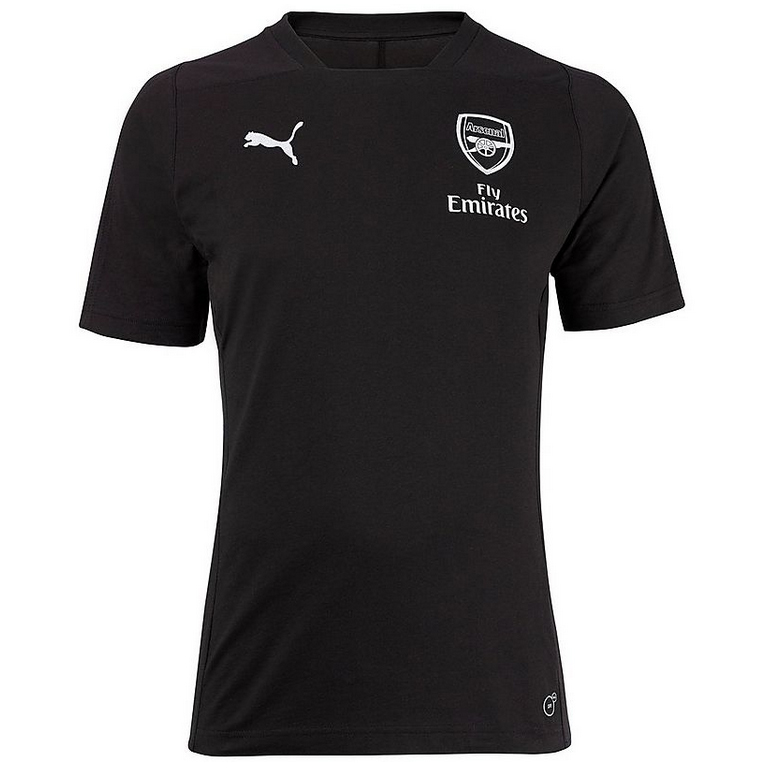 2018/2019 ARSENAL CASUAL PERFORMANCE T-SHIRT- SVART