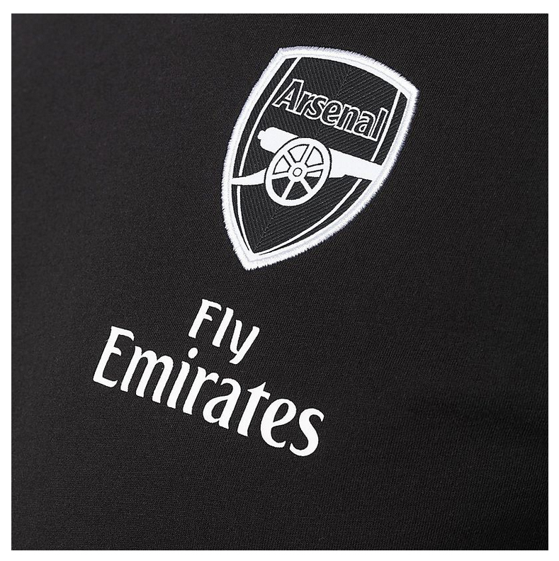 2018/2019 ARSENAL CASUAL PERFORMANCE T-SHIRT- SVART - 5