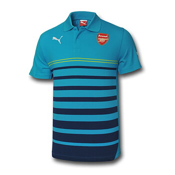 2014/2015 PUMA LEISURE HOOPED POLO - LJUSBLÅ