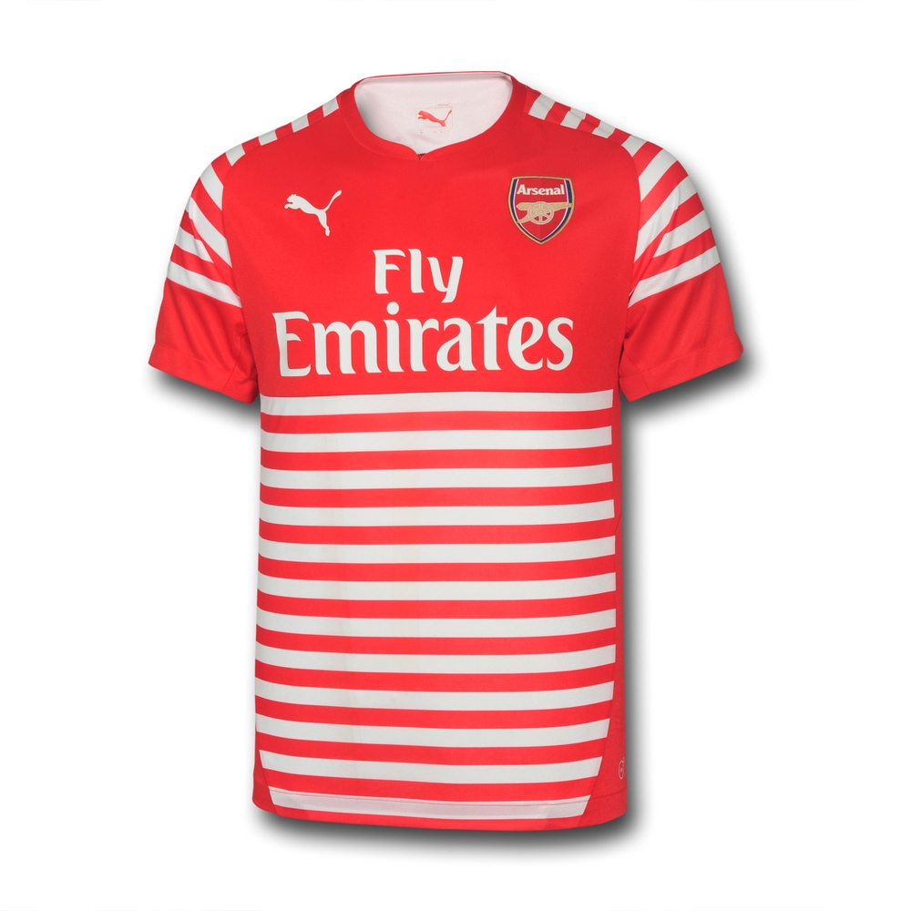 2014/2015 AFC PRE-MATCH JERSEY EPL - RÖDVITRANDIG