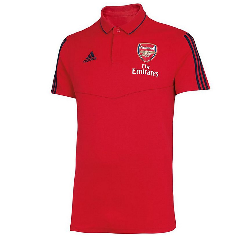 2019/2020 ARSENAL ADIDAS PIKÉ - RÖD - 2