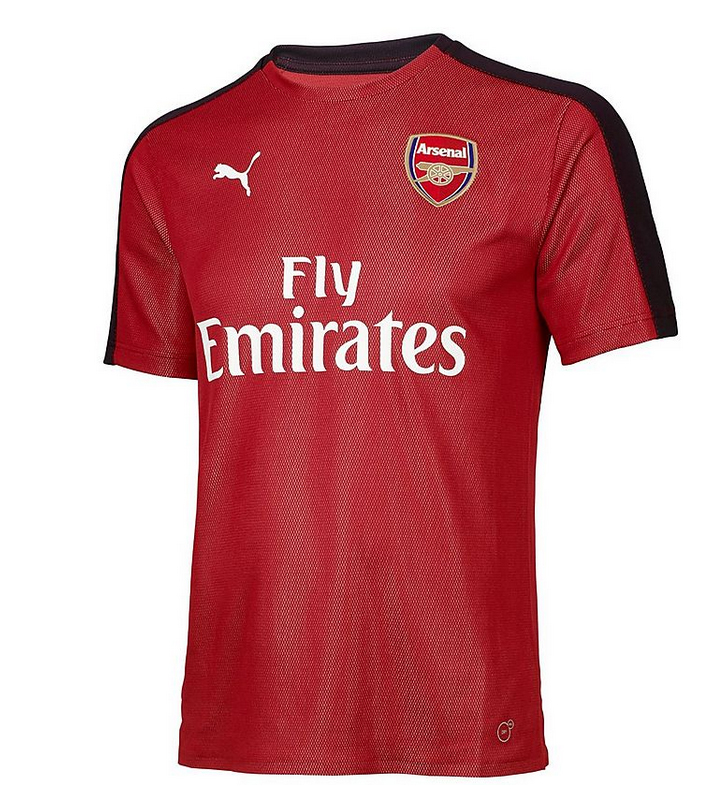 2018/2019 ARSENAL STADIUM JERSEY - RÖD/BLÅ - 2