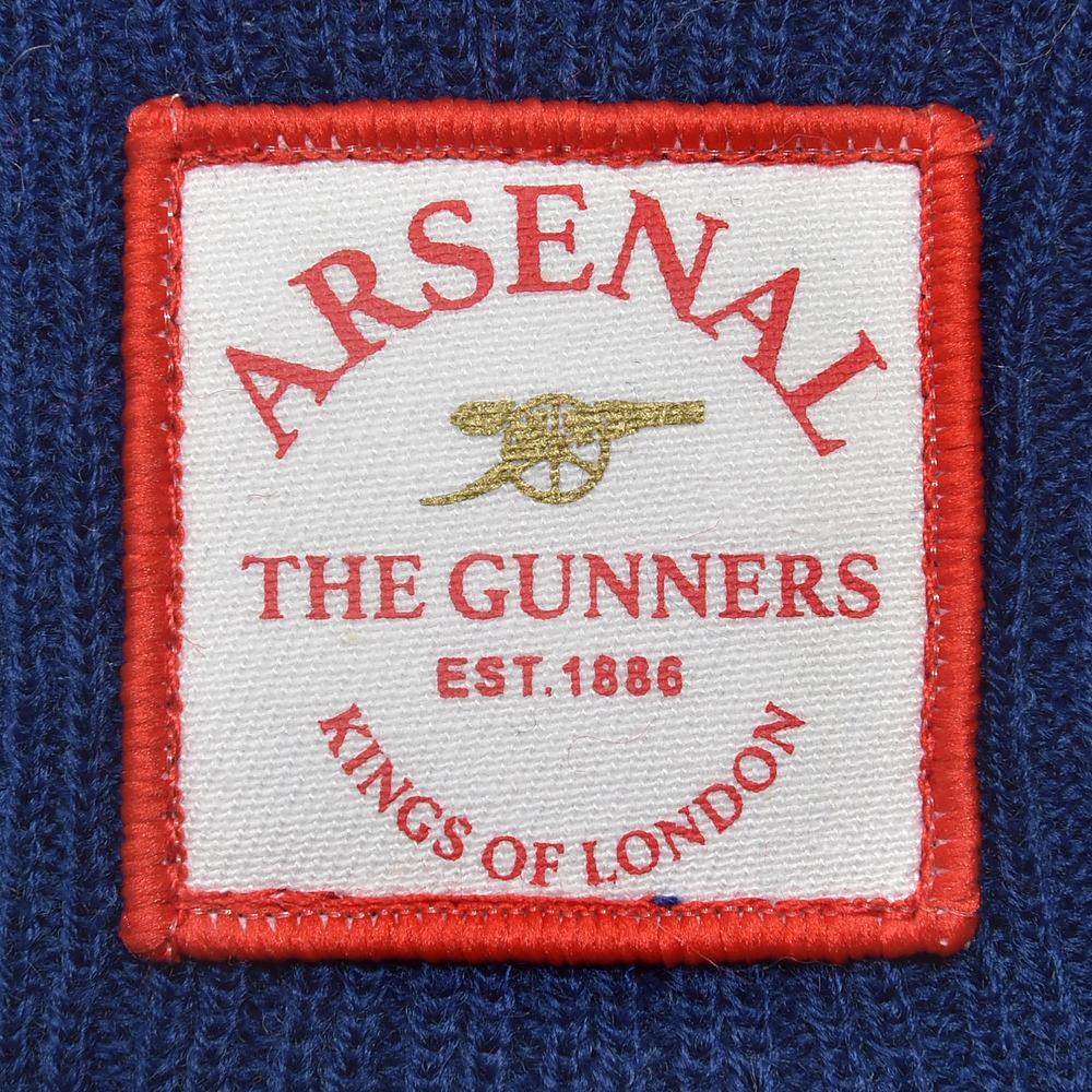 ARSENAL WAFFLE BOBBLE BEANIE - 3