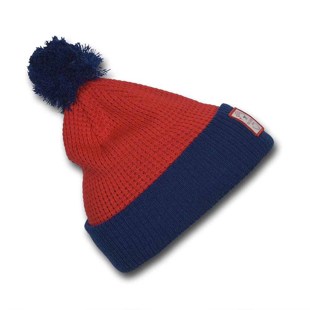 ARSENAL WAFFLE BOBBLE BEANIE - 2