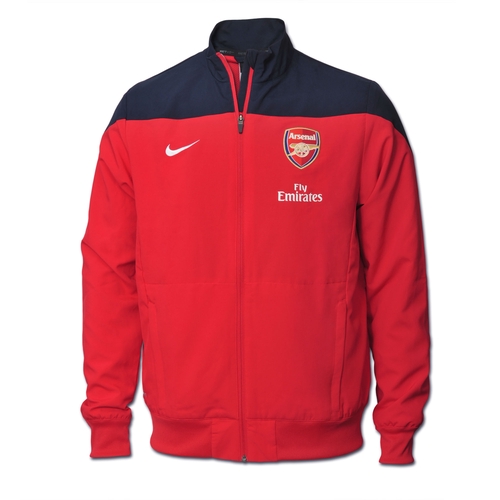  NIKE SIDELINE JACKET - RÖD/SVART