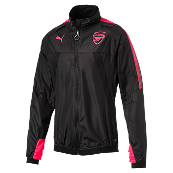 2017/2018 PUMA ARSENAL VENT STADIUM JACKET - SVART