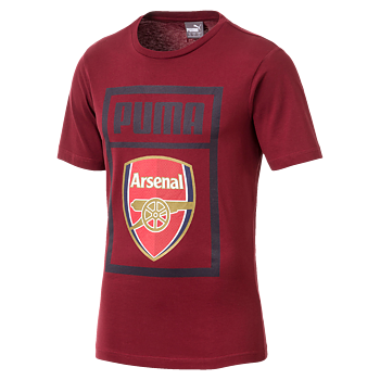 2018/2019 ARSENAL PUMA FAN TEE - RÖD