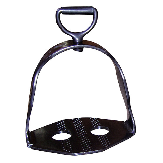 4019. Spanish Stirrup - Black iron