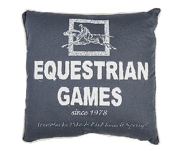 7018. Pillow Equestrian