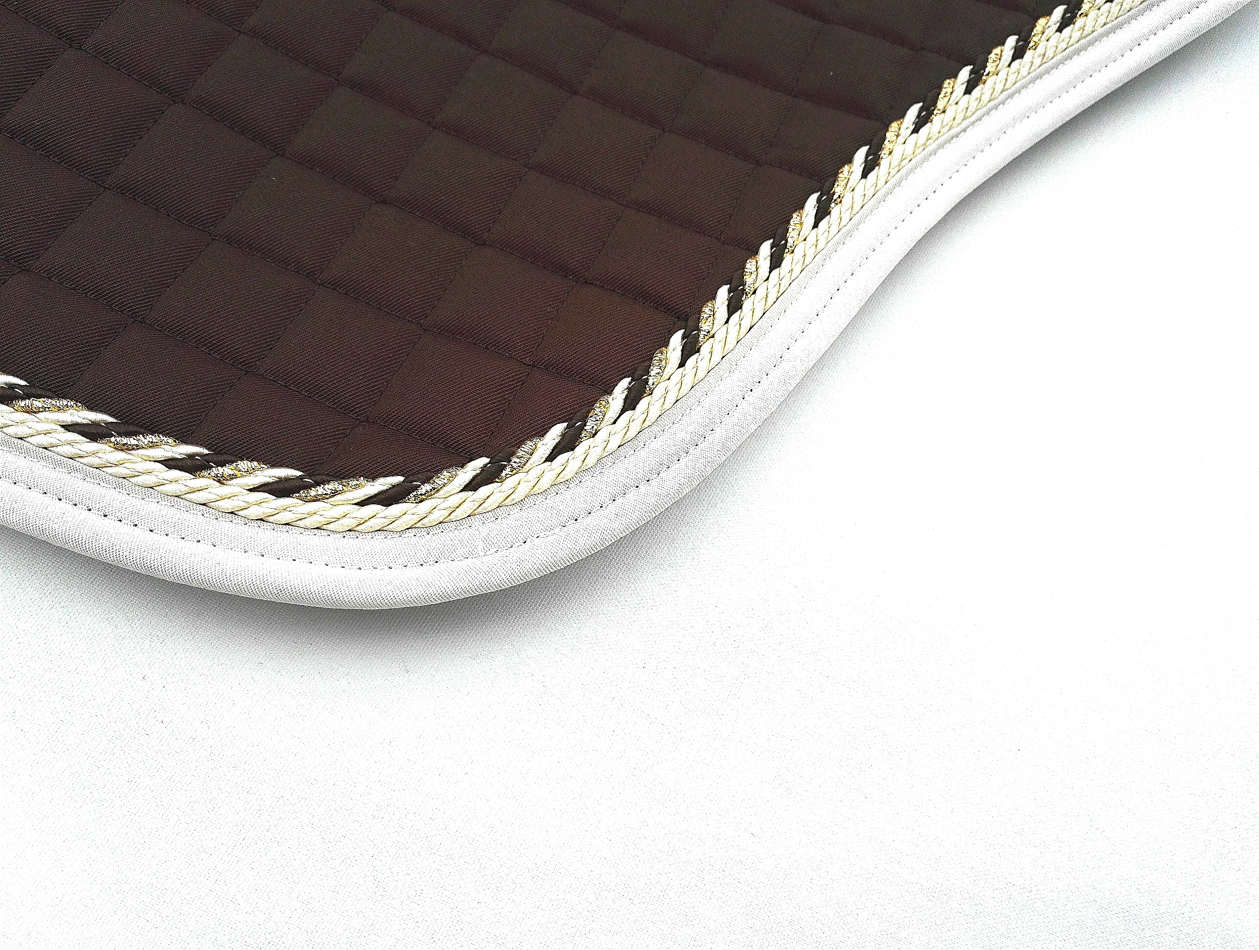 4106. Mia RS Academic Saddle pad - Luxury - Double piping - 3