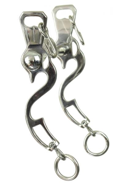 5001. Academic curb bit - Silver