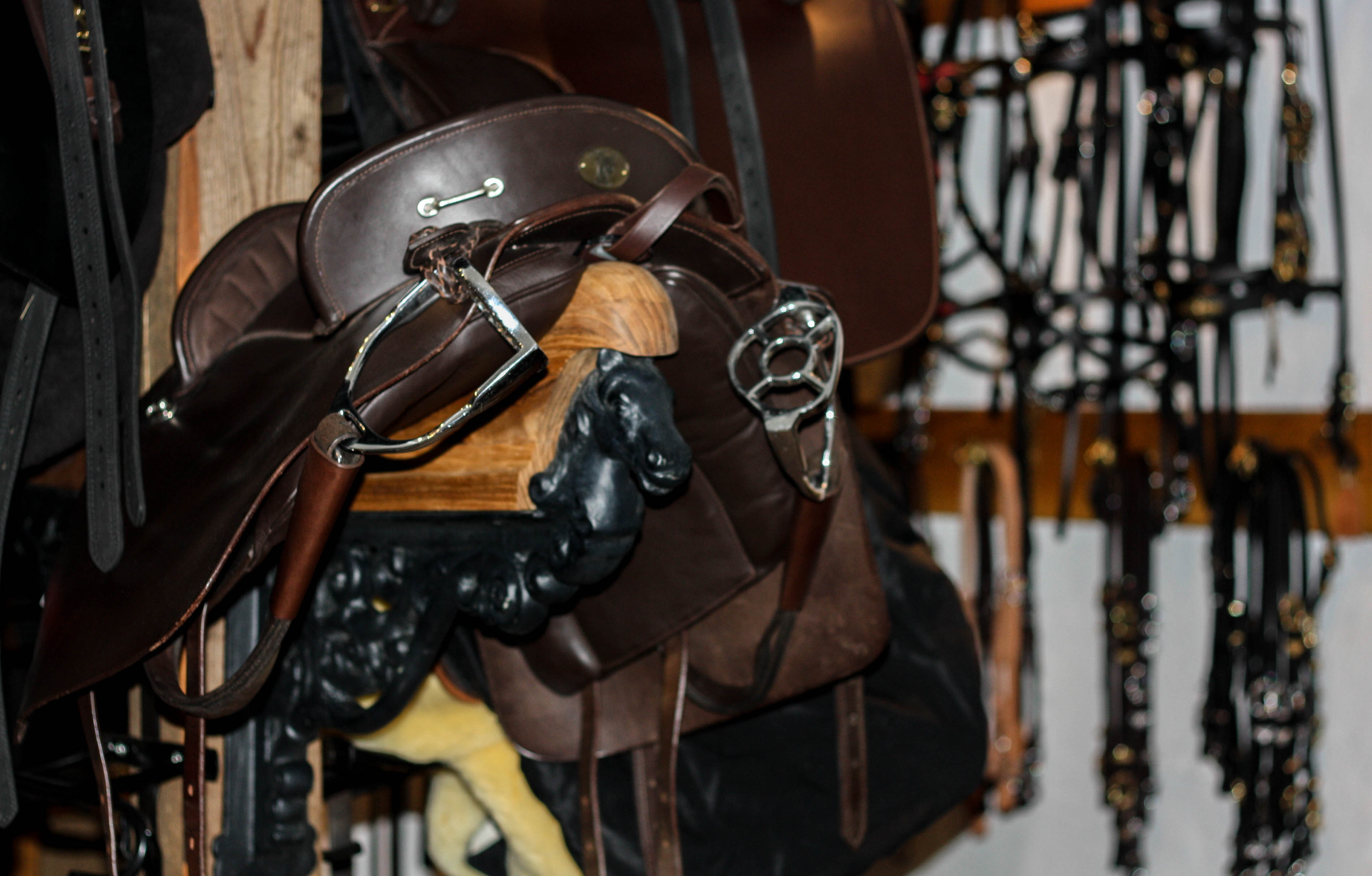 7001. Saddle rack - Horse Head - 2