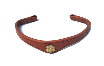 1304. Browband Flower - Cognac X-full