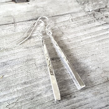 Earrings silverbar