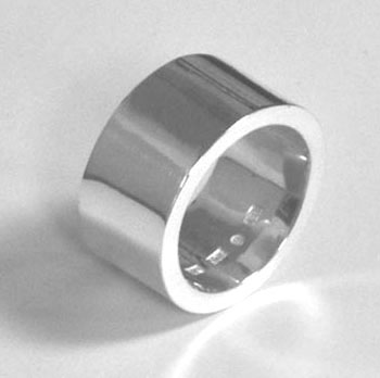 Heavy silver ring - 2