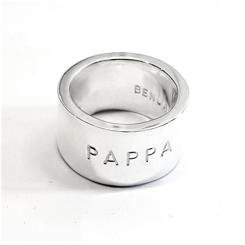 Heavy silver ring - 3