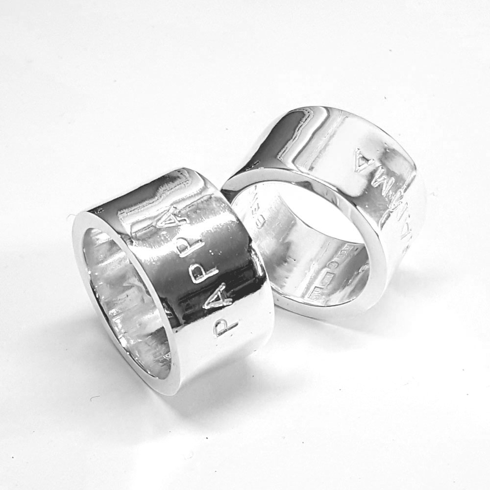 Heavy silver ring