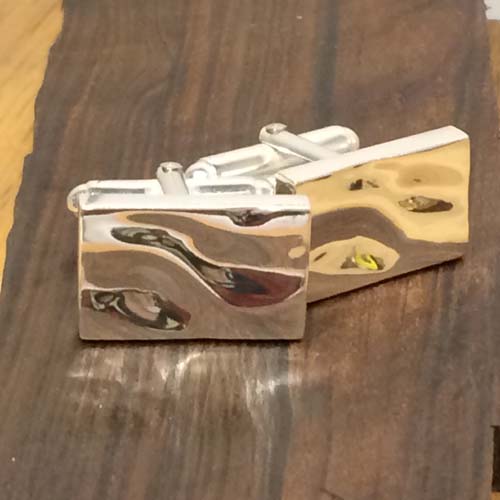 Cuff links "wave" - 2