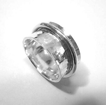 Silverring spinnring