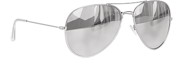 Silver m spegelglas (art.1120)