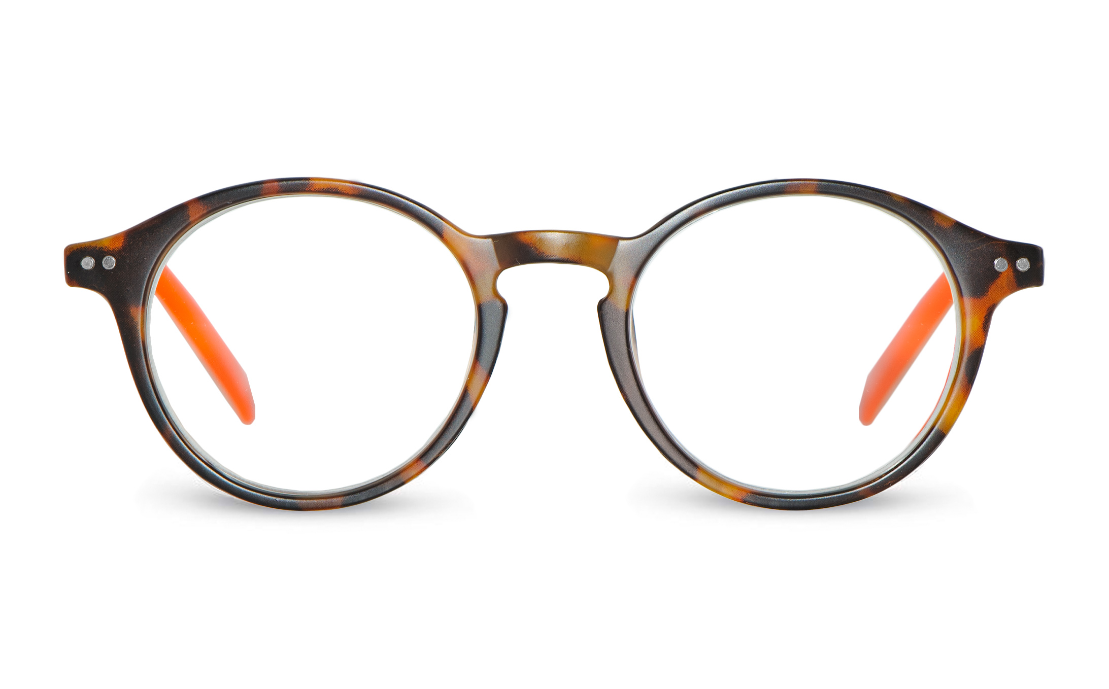 Matt brunmelerad/orange (art.2388) - 2