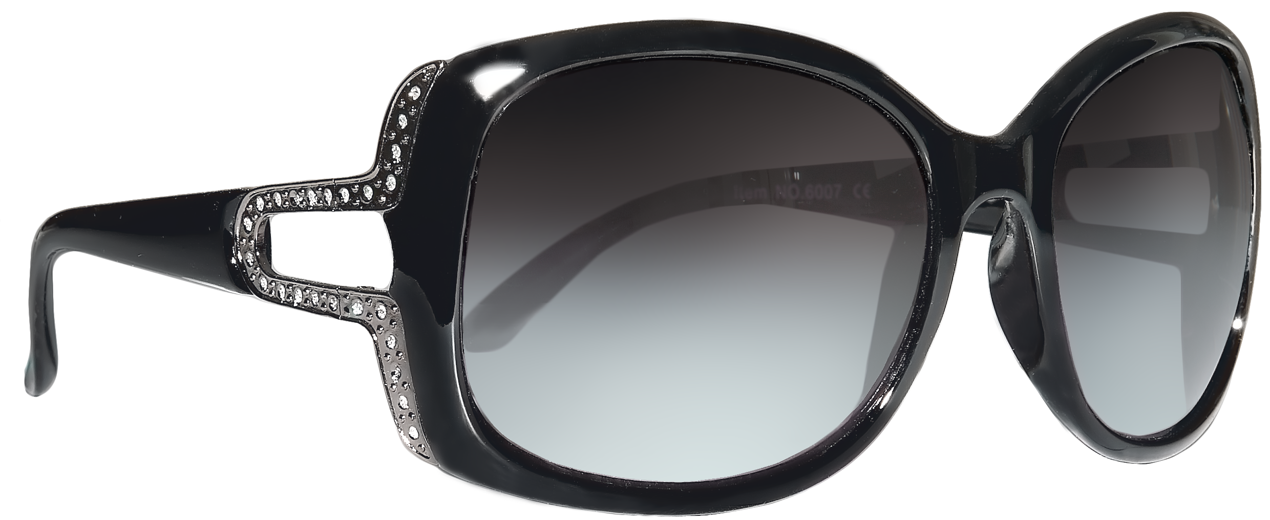 Svart med strass (art.6007)