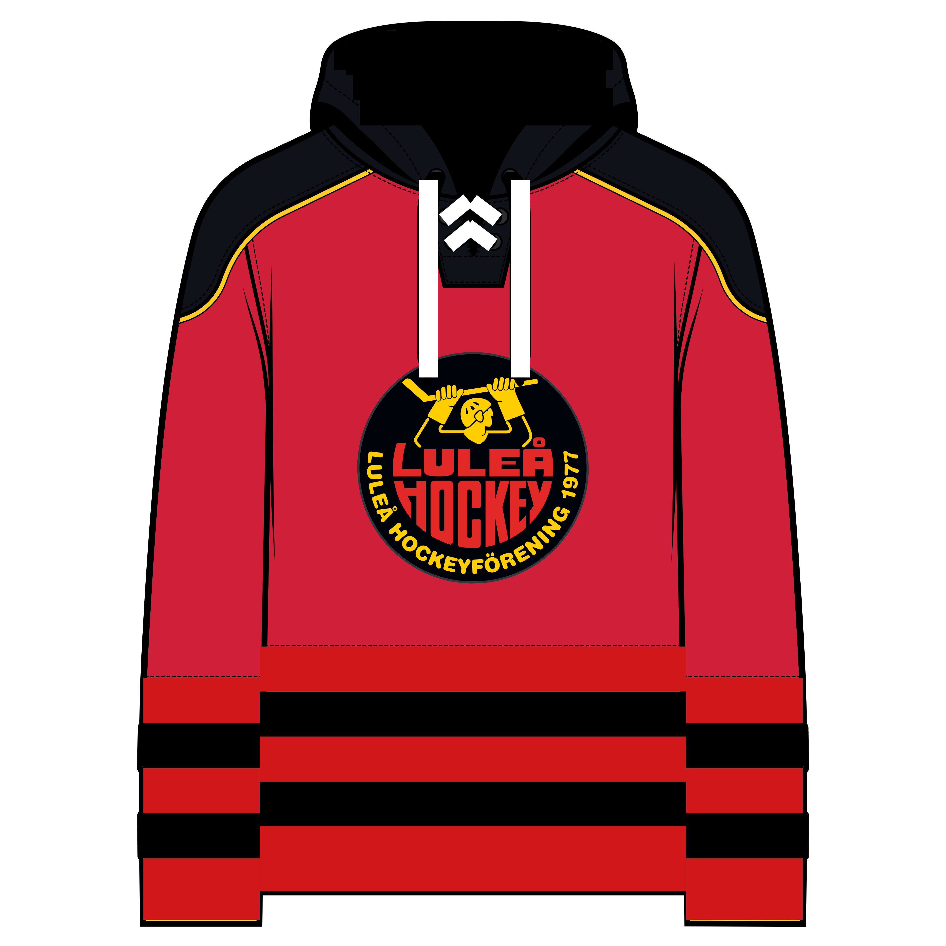 Hockey-hoodie Röd Barn - 2