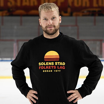 Sweatshirt Solens Stad Folkets Lag, svart