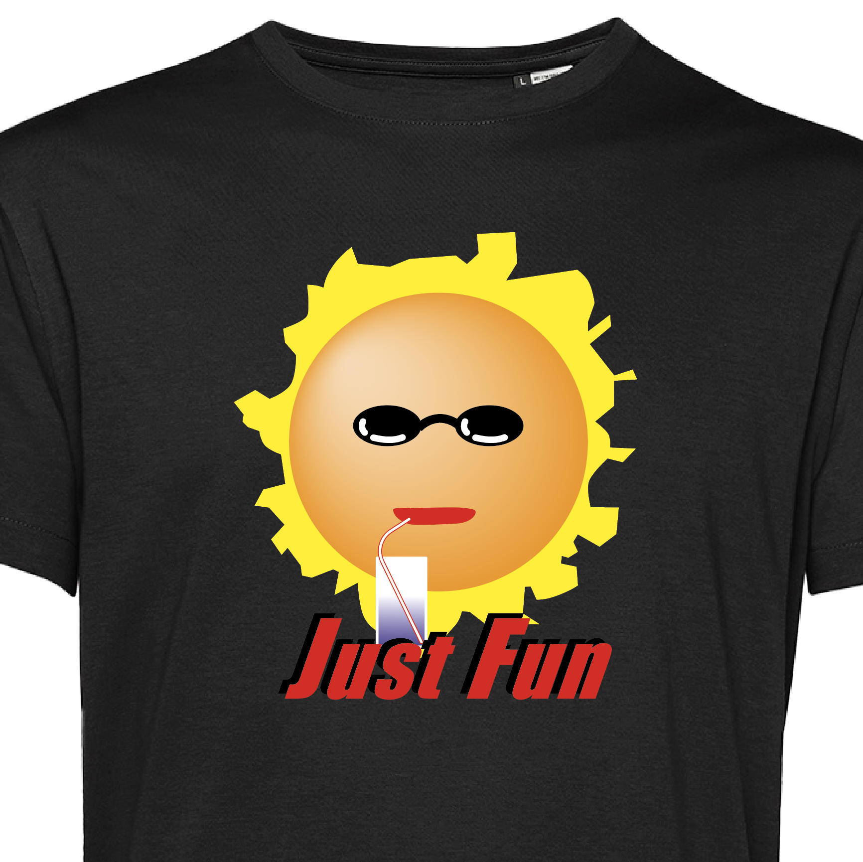 Just Fun T-shirt svart Eko - 2
