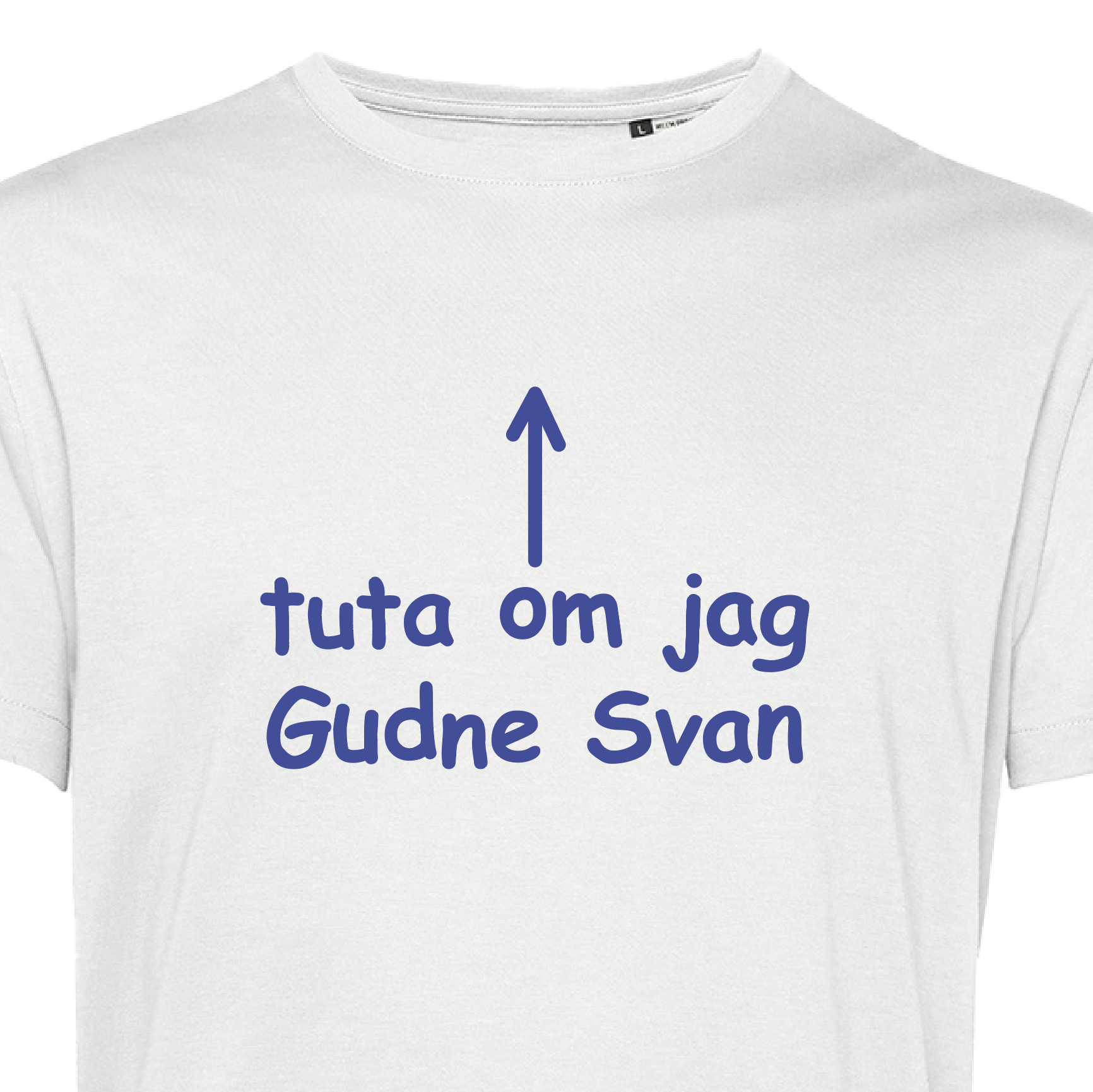 Gudne Svan T-shirt vit Eko - 2
