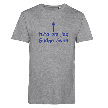Gudne Svan T-shirt grå Eko