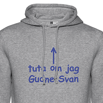 Gudne Svan Hoodie grå Eko