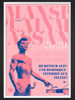 Mansplainmässan Marseille poster