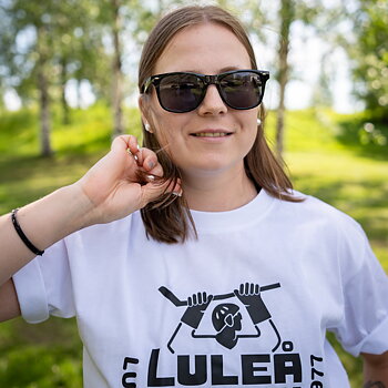 Oversized Vit med Klubbmärket