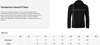 C&B Zip-Hood, DAM, svart
