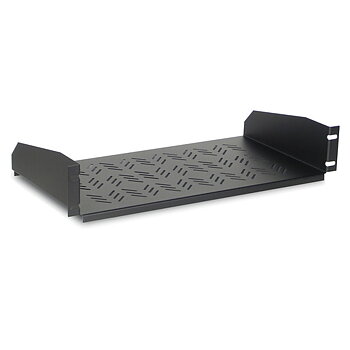 Hyllplan MHF 19370-S, 2HE, Svart