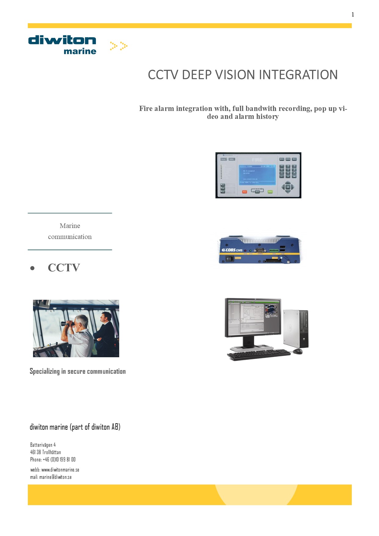 CCTV Fire detection recorder