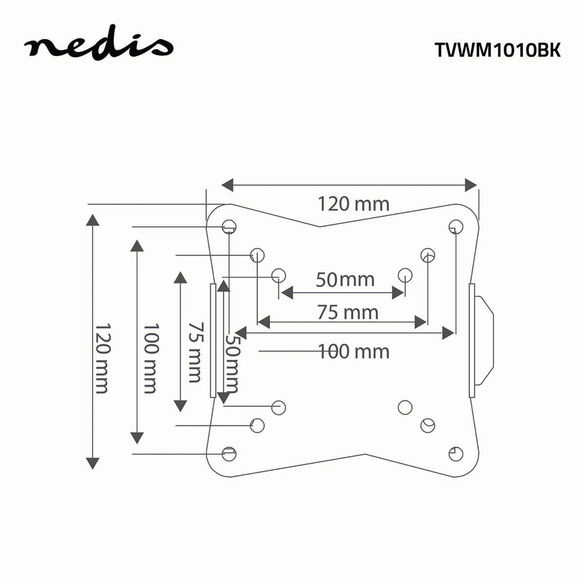 Wallmount TV 13-27 tum, Max 30 Kg - 4