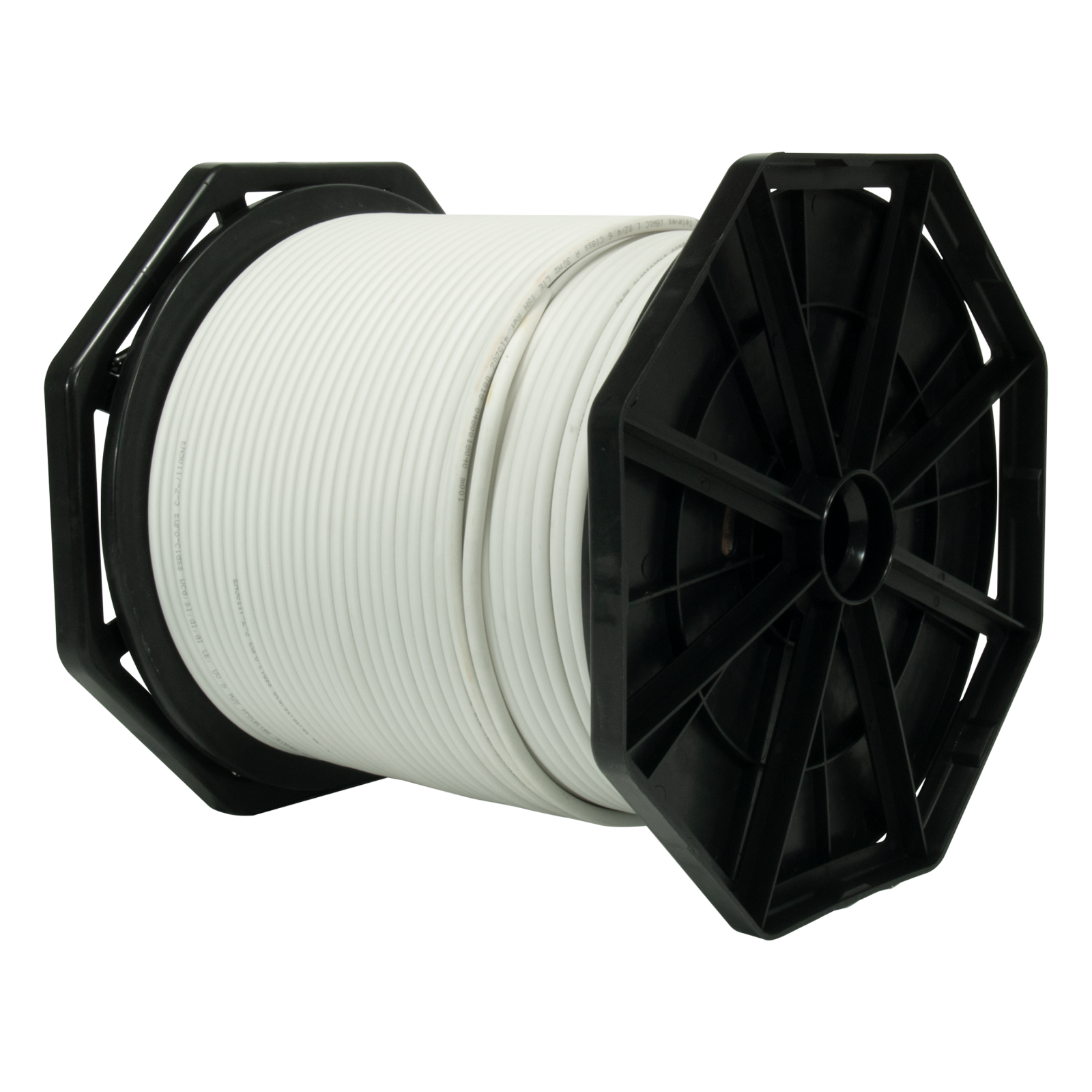 Coaxial cable 75ohm RG-6T A/LSNH Dca (1,0/4,6) tr-skärm, 100m