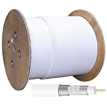 Coaxial cable 75ohm A/LSFH Dca (1,6/7,1) tr-skärm, meter