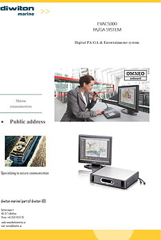 Public address system Bosch Praesideo EVAC 5000