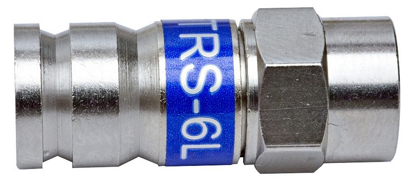 Coaxial connector F-male compression, RG-6(1,0/4,6), PCT-TRS6L