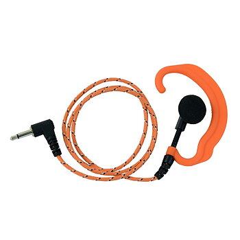 Earhanger/C-shell with fabric wire for monophone PRO-C50-35L